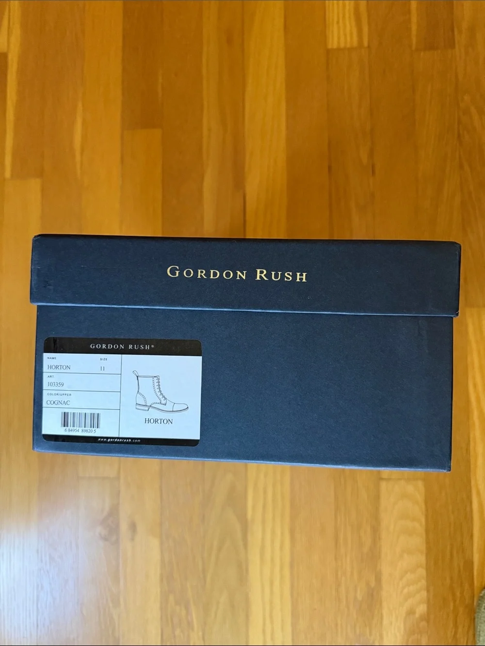 Nearly new Gordon Rush leather lace-up boots